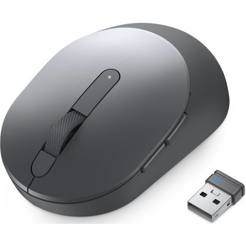 Dell Mouse MS5120W Wireless; Mobile Pro; USB; Optical; 1600 dpi; 7 butt; , BT 5.0; Titan Gray