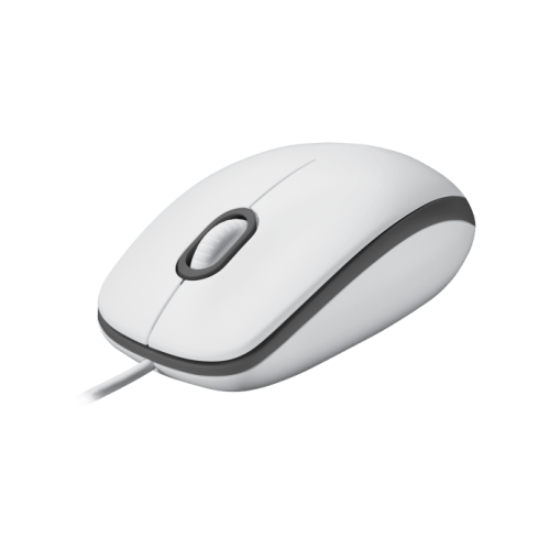 Logitech Mouse M100, White, USB, 1000dpi, [910-006764]