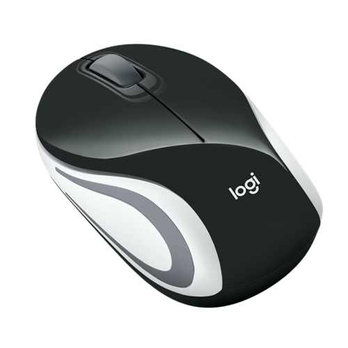 Logitech Wireless Mini Mouse M187, Black, [910-002731]