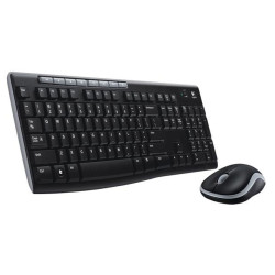 Logitech Wireless Desktop MK270 (Keybord&mouse), Black, [920-004518]