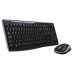 Logitech Wireless Desktop MK270 (Keybord&mouse), Black, [920-004518]