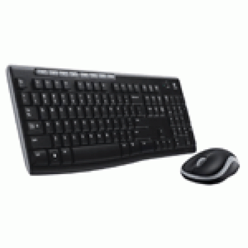 Logitech Wireless Desktop MK270 (Keybord&mouse), Black, [920-004518]