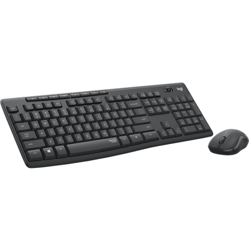 Logitech Wireless Desktop MK295 (Keybord&mouse), USB, SilentTouch, Black, [920-009807]