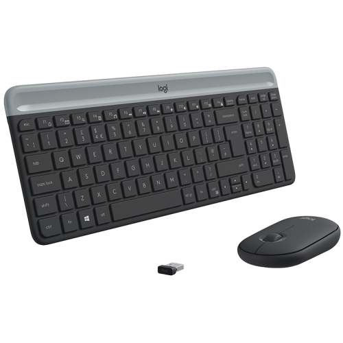 Logitech Wireless Desktop MK470 (Keybord&mouse), Black, [920-009206]