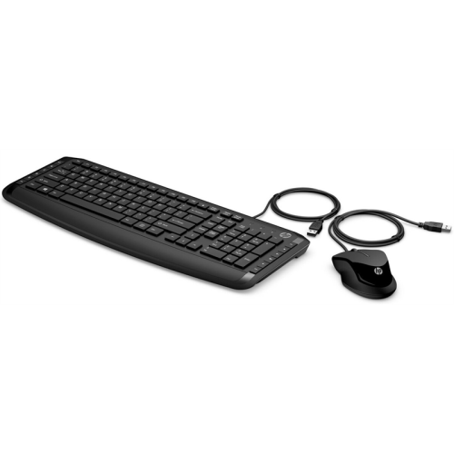 Keyboard and Mouse HP Pavilion 200 Wired RUSS (black) cons