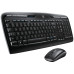 Logitech Wireless Desktop MK330, (Keybord&mouse),  USB, Black, [920-003995]