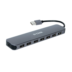 D-Link USB 2.0 Hub, 7xUSB 2.0 with Fast-Charging port
