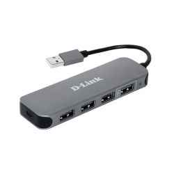 D-Link USB 2.0 Hub, 4xUSB 2.0 with Fast-Charging port