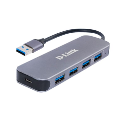 D-Link USB 3.0 Hub, 4xUSB 3.0 with Fast-Charging port