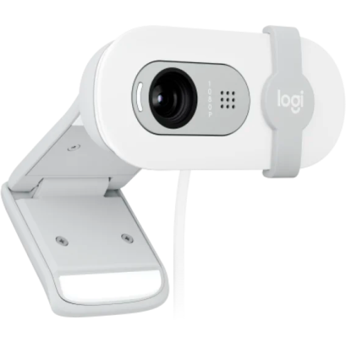 Logitech Webcam Brio 100, 1920x1080, OFF-WHITE, защитная шторка, [960-001617]