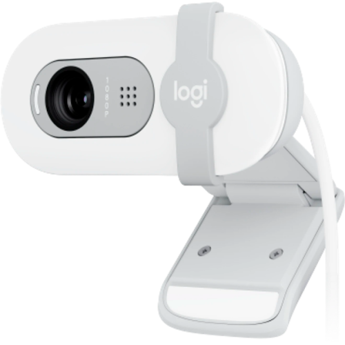 Logitech Webcam Brio 100, 1920x1080, OFF-WHITE, защитная шторка, [960-001617]