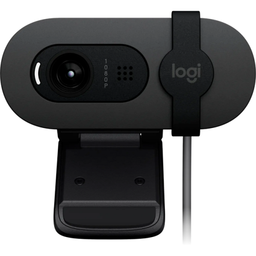 Logitech Webcam Brio 100, 1920x1080, GRAPHITE, защитная шторка, [960-001585]