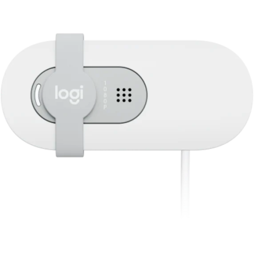 Logitech Webcam Brio 100, 1920x1080, OFF-WHITE, защитная шторка, [960-001617]