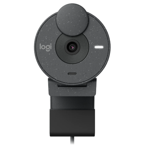 Logitech Webcam Brio 300, 1920x1080, GRAPHITE, защитная шторка, USB-C, [960-001436]