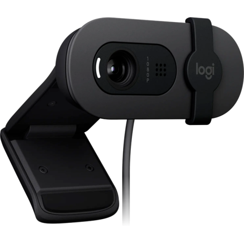 Logitech Webcam Brio 100, 1920x1080, GRAPHITE, защитная шторка, [960-001585]