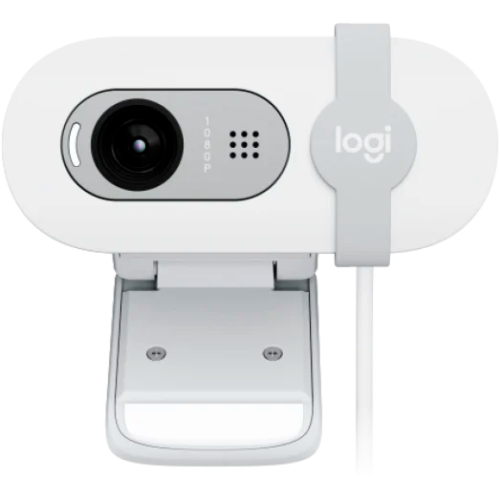 Logitech Webcam Brio 100, 1920x1080, OFF-WHITE, защитная шторка, [960-001617]