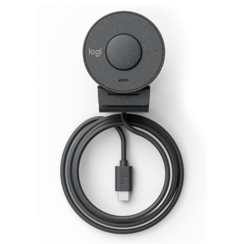 Logitech Webcam Brio 300, 1920x1080, GRAPHITE, защитная шторка, USB-C, [960-001436]