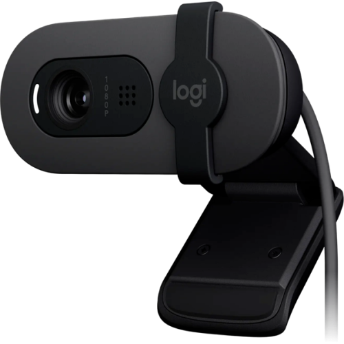Logitech Webcam Brio 100, 1920x1080, GRAPHITE, защитная шторка, [960-001585]