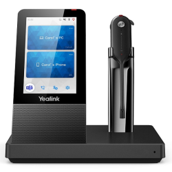 YEALINK WH67 UC, Беспроводная, HD звук, 120м DECT, Шумоподав, Дисплей 4'', USB-хаб, Bluetooth, шт