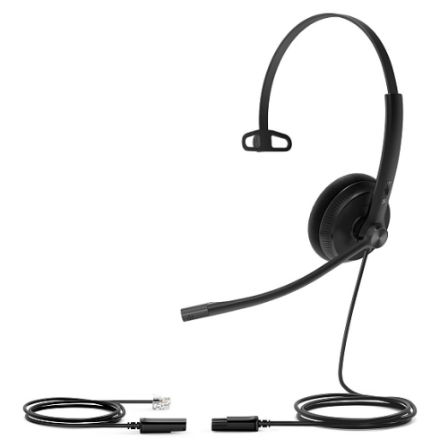 YEALINK YHS34 Lite Mono Моно, Проводная, HD звук, QD, RJ9, шт
