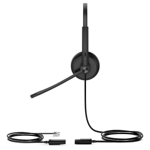 YEALINK YHS34 Dual Дуо, Проводная, HD звук, QD, RJ9, шт