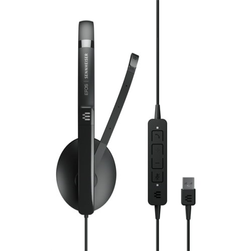 EPOS ADAPT 160 USB, стерео гарнитура с разъемом USB (EPOS PC 8.2, 1000446; Sennheiser SC 160 USB, 508315)