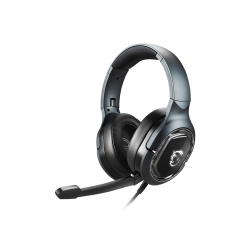 Gaming Headset MSI Immerse GH50, virtual 7.1 surround, USB, In-line controller, RGB Mystic Light Compatibility with 4 lightning effects.
