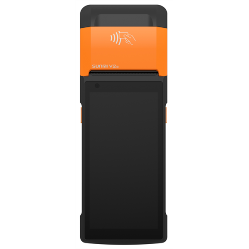 SUNMI V2s EN(5.5HD+,MT8766,16G+2G,5M+2M Carmera,2*NanoSIM+MicroSD,EU 4G,NFC,PSAM*2,Label Printer,EU Adapter)