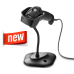 Zebra DS2208-SR BLACK (WITH STAND) USB KIT: DS2208-SR00007ZZWW SCANNER, CBA-U21-S07ZBR SHIELDED USB CABLE, 20-71043-04R STAND