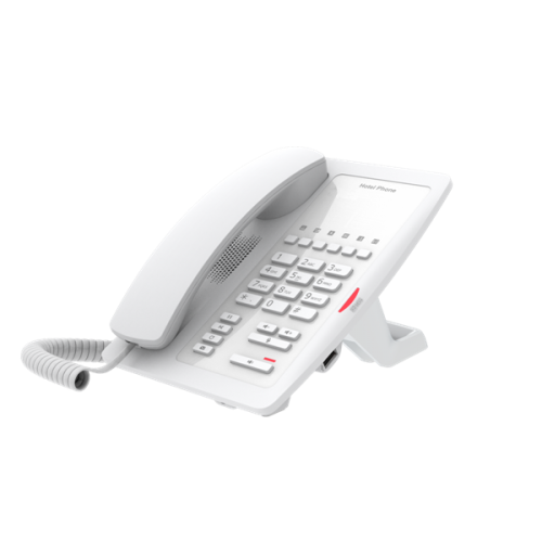 Fanvil Гостиничный IP телефон белый, 2 порта 10/100 Мбит, PoE, сменные панели логотипов, без дисплея,wi-fi