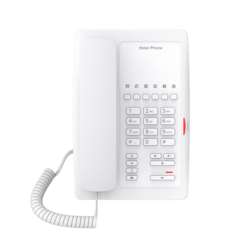 Fanvil Гостиничный IP телефон белый, 2 порта 10/100 Мбит, PoE, сменные панели логотипов, без дисплея,wi-fi