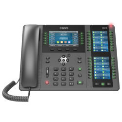 Fanvil X210 2xEthernet 10/100/1000, HD Voice, 20 SIP Lines, 10 Line Key, 116 DSS Keys, IPV6/OPUS, 4.3+2*2.4 Multi Color Screen, WIFI & Built-in Bluetooth, POE + Gigabit, PSU