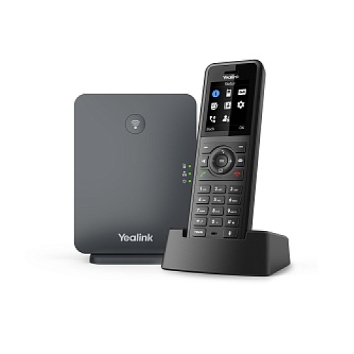 YEALINK W77P (база W70B+трубка W57R) до 10 SIP-аккаунтов, до 10 трубок на базу, до 20 одновременных вызовов, шт