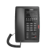 Fanvil H3 Black Hotel phone, 1 USB Port for phone charging, 6 Soft keys programmable service hotline, PoE, HD Voice, PSU