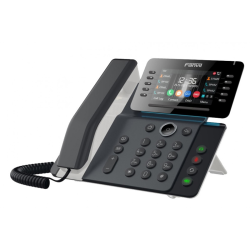 Fanvil V65 Prime Business Phone, 6-Party Conf, 4.3” Adjustable Screen (0° to 40°), 12 SIP lines, 3.5” color LCD Screen, Opus+IPV6, 21 DSS keys, Bluetooth 5.0 and 2.4G/5G Wi-Fi, PSU+POE