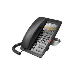 Fanvil H5 Black Hotel phone, HD voice, 1 SIP Lines, 6 Programmable Keys, 1 USB port for charging, 3.5
