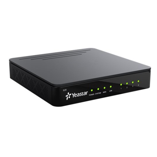 YEASTAR IP-АТС до 20 абонентов и до 10 одновременных вызовов, позволяет подключать аналоговые линии/телефоны, линии BRI и GSM-линию посредством дополнительных модулей, поддерживает протоколы MFC R2, S