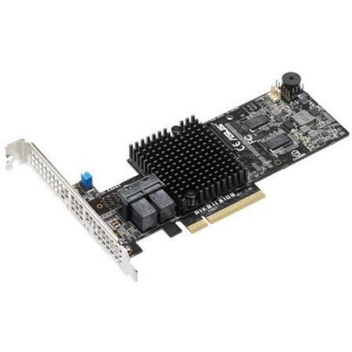 ASUS PIKE II 3108-8I/16PD/2G HBA, 8 ports, LSI SAS 3108,RAID 0/RAID 1/RAID 10/RAID 5/RAID 6/RAID 50/RAID 60,upto 12GB/S, only Asus motherboards