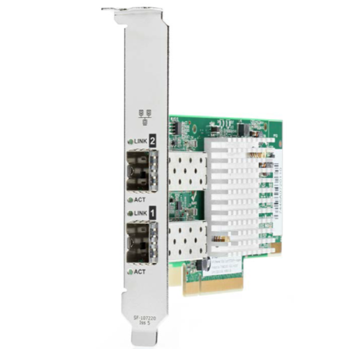 HPE Ethernet 10Gb 2-port SFP+ X710-DA2 Adapter, PCIe 3.0x8 for ML/DL Gen9/10