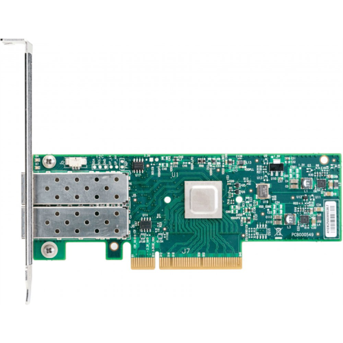 Mellanox ConnectX-4 Lx EN network interface card, 25GbE dual-port SFP28, PCIe3.0 x8, tall bracket, 1 year