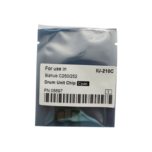 Чип драм-юнита для KONICA MINOLTA Bizhub C250/C252 (CET) Cyan, (WW), 45000 стр., CET5697