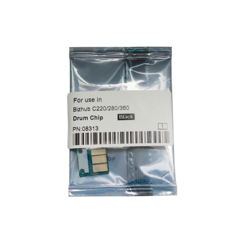 Чип драм-юнита для KONICA MINOLTA Bizhub C220/C280/C360 (CET) Black, (WW), 120000 стр., CET8313