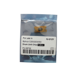 Чип драм-юнита для KONICA MINOLTA Bizhub C200/C200E/C203/C253/C353 (CET) Yellow, (WW), 90000 стр., (унив.), CET8702