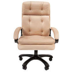 Chairman 442 ткань T-6 бежевый (черный пластик)