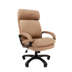 Chairman Home 505 Россия ткань  Т-10 бежевый (черный пластик)