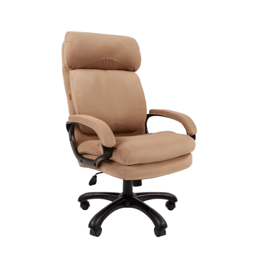 Chairman Home 505 Россия ткань  Т-10 бежевый (черный пластик)