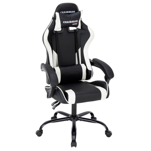 Chairman CH41 экокожа, черно-белый