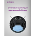 Robot vacuum IRBIS Bean 0321, 2600 mAh, 28W, black. Incl.: charging stat, power adapter, remote, AAA batt. 2, nozzle & cloth for wet, water tank, dust collector, brushes 2, filter 4, cleaning brush