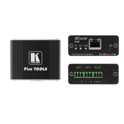 Kramer FC-101NET Двухканальный декодер аудиосигнала из интерфейса Dante™; поддержка PoE