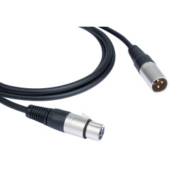 Kramer C-XLQM/XLQF-1.5 Аудио кабель с разъемами XLR (Вилка - Розетка), 0,5 м